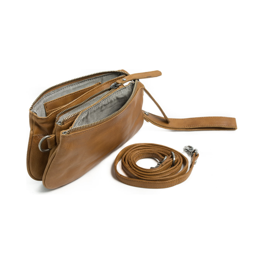 St Kilda Leather Clutch Bag
