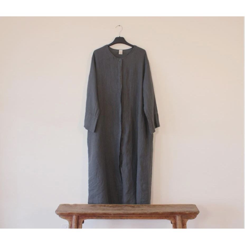 Apolline Linen Coat Dress
