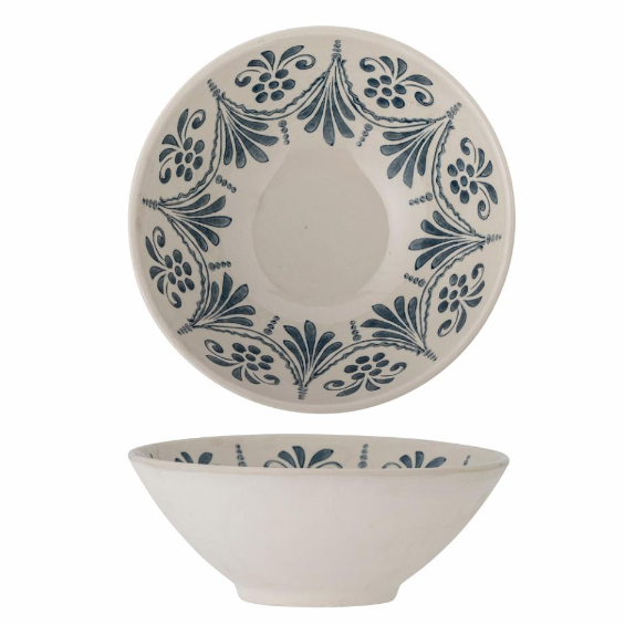 Heikki blue stoneware bowl