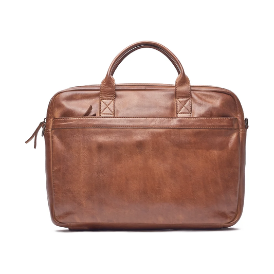 Henry business bag cognac leather